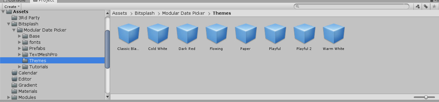 Adding a date picker to your scene – BitSplash IO